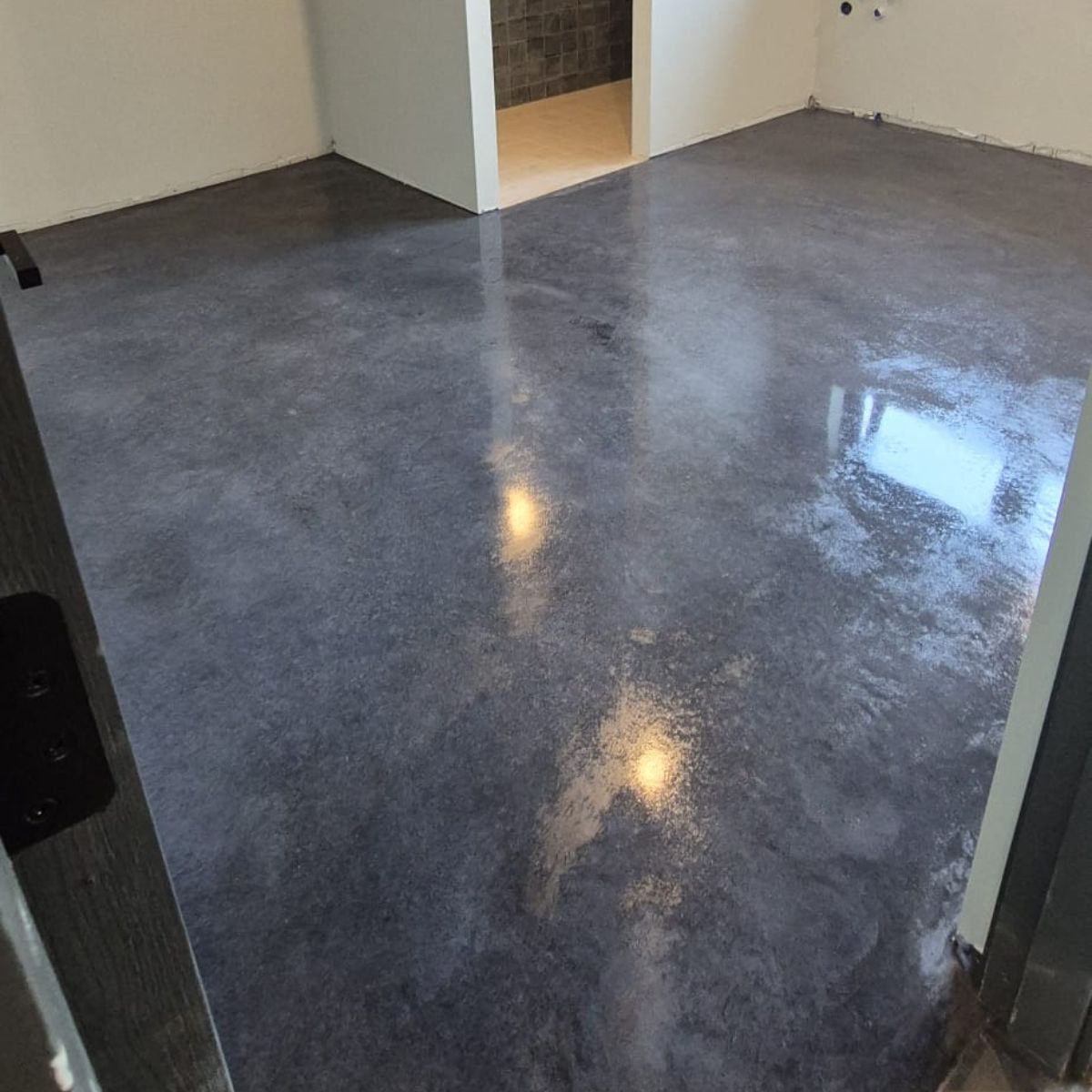 Woonkamer Betonvloer voor de woonkamer